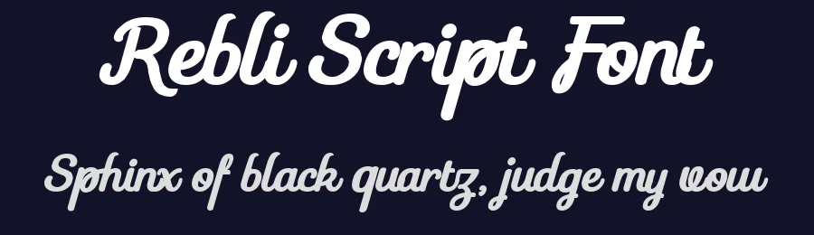 Rebli Script Font by Typeface — Script Handwritten Font — thumbnail 2