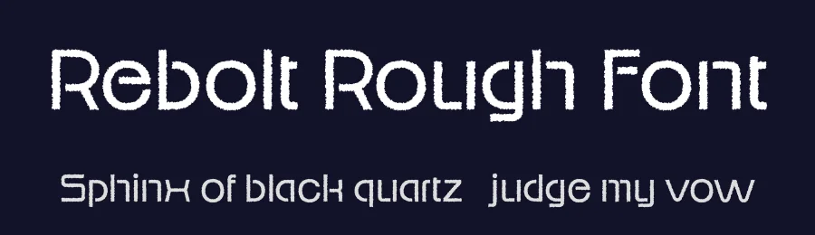 Rebolt Rough Font by craftsupplyco — Display Font — thumbnail 2
