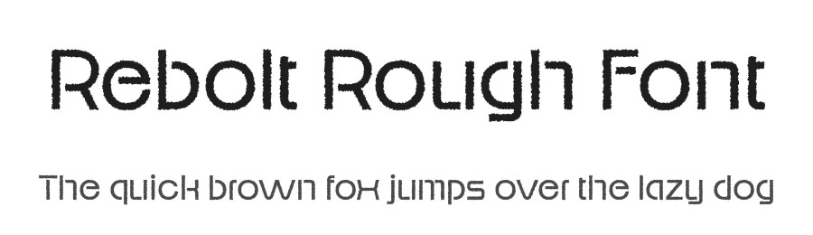 Rebolt Rough Font by craftsupplyco — Display Font