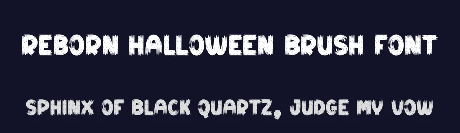 Reborn Halloween Brush Font by creativeletter — Script Handwritten Font — thumbnail 2