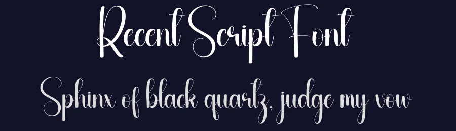 Recent Script Font by andikastudio — Script Handwritten Font — thumbnail 2