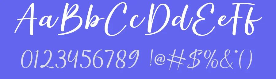 Rechary Font by imiftype — Script Handwritten Font — thumbnail 3