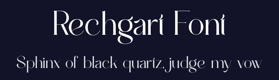 Rechgart Font by Aluyeah Studio — Serif Font — thumbnail 2