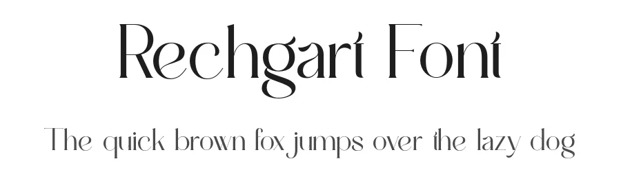 Rechgart Font by Aluyeah Studio — Serif Font