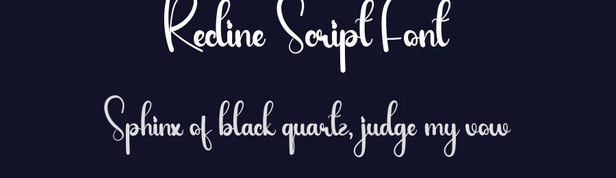 Recline Script Font by andikastudio — Script Handwritten Font — thumbnail 2