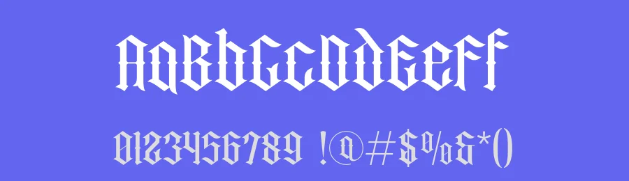 Recoil Backlash Font by timelesstype.co — Blackletter Font — thumbnail 3