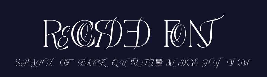 Recorded Font by 177Studio — Script Handwritten Font — thumbnail 2