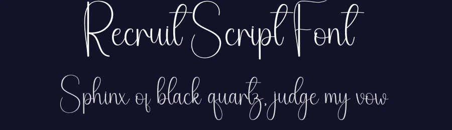 Recruit Script Font by andikastudio — Script Handwritten Font — thumbnail 2