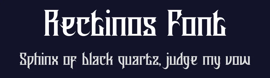 Rectinos Font by Rantautype — Display Font — thumbnail 2