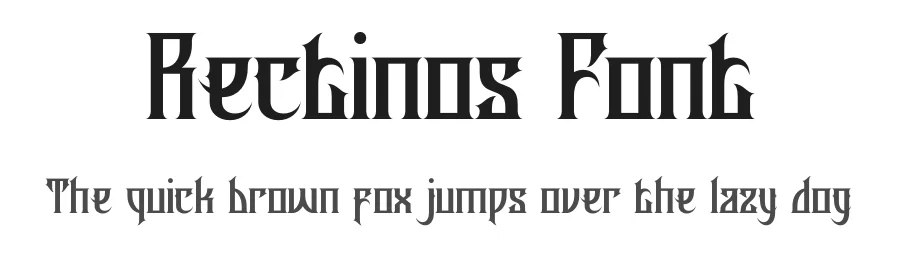 Rectinos Font by Rantautype — Display Font