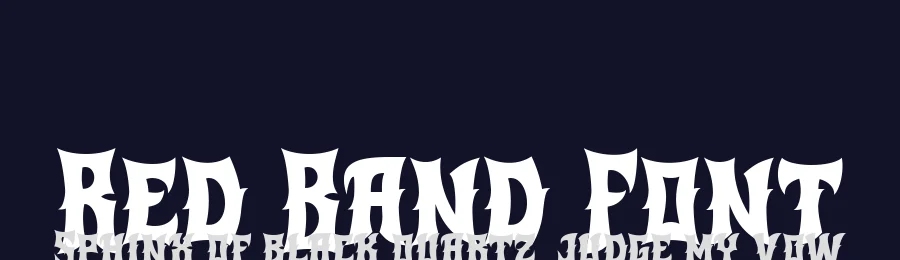 Red Band Font by alit design — Blackletter Font — thumbnail 2
