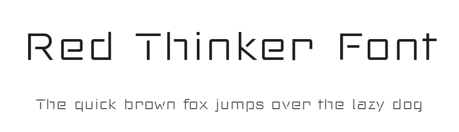 Red Thinker Font by defharo — Sans Serif Font