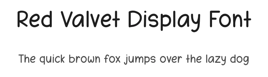 Red Valvet Display Font by Craftedtype — Decorative Font