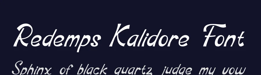 Redemps Kalidore Font by SlideShoot — Display Font — thumbnail 2