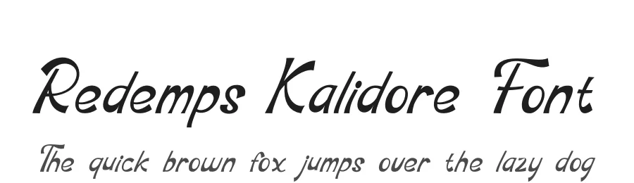 Redemps Kalidore Font by SlideShoot — Display Font