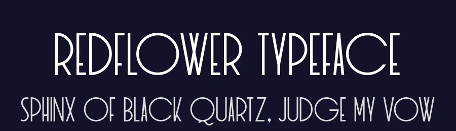 RedFlower Typeface by Type & Studio — Display Font — thumbnail 2