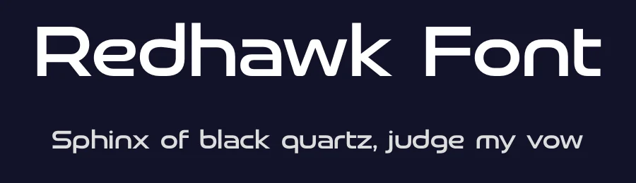 Redhawk Font by HipFonts — Sans Serif Font — thumbnail 2