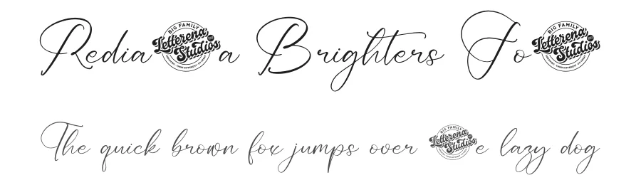 Redianta Brighters Font by letterenastudios — Script Handwritten Font