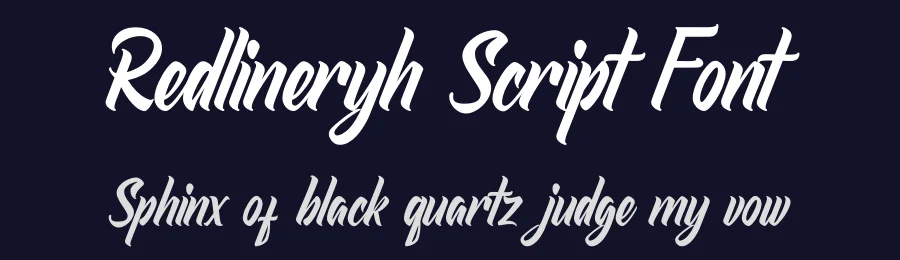 Redlineryh Script Font by shanayastudio — Script Handwritten Font — thumbnail 2
