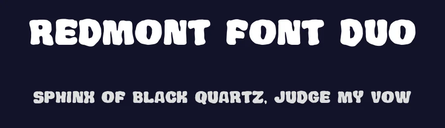 Redmont Font Duo by Letterhend Studio — Display Font — thumbnail 2