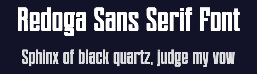 Redoga Sans Serif Font by ErmediaStudio — Decorative Font — thumbnail 2