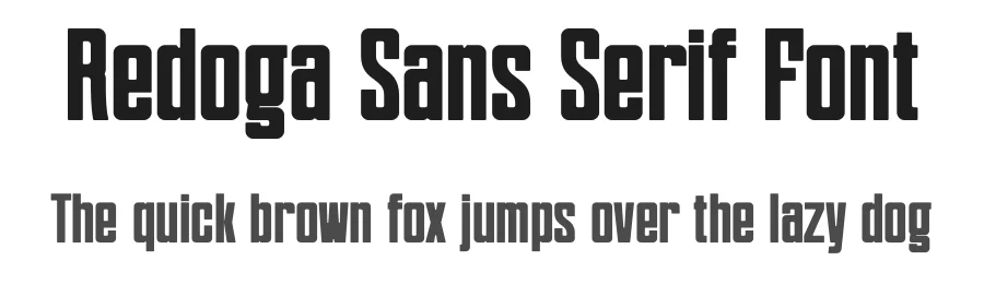 Redoga Sans Serif Font by ErmediaStudio — Decorative Font