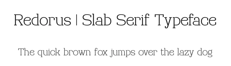 Redorus | Slab Serif Typeface by Gracetypestudio — Slab Serif Font
