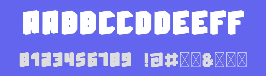 RedPixel 3D Font by vladocar — Decorative Font — thumbnail 3