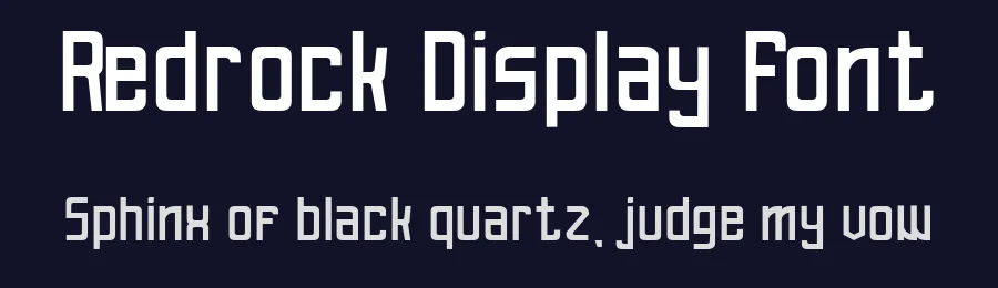 Redrock Display Font by twousstudio — Display Font — thumbnail 2