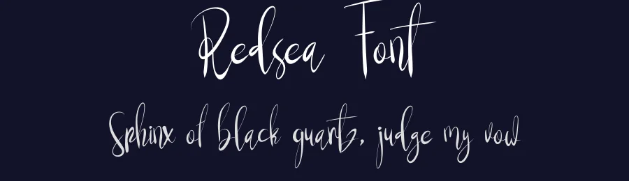 Redsea Font by fahmistudio99 — Script Handwritten Font — thumbnail 2