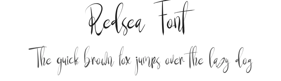 Redsea Font by fahmistudio99 — Script Handwritten Font