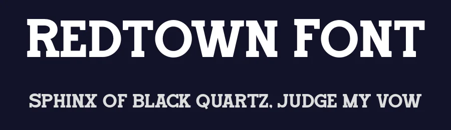 Redtown Font by burntilldead — Display Font — thumbnail 2