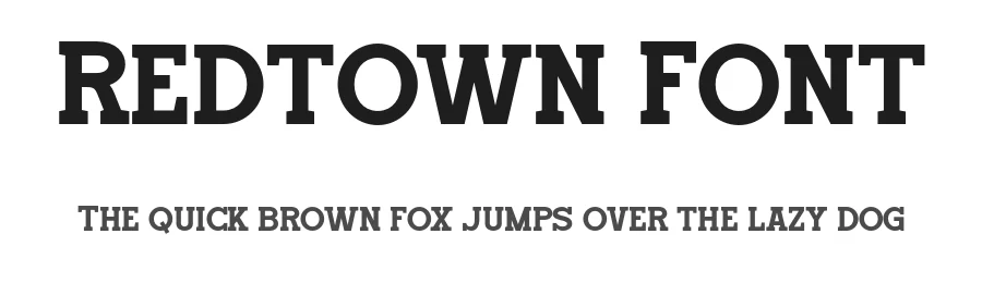 Redtown Font by burntilldead — Display Font