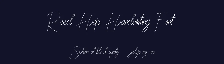 Reed Hop Handwriting Font by Attype-Studio — Script Handwritten Font — thumbnail 2