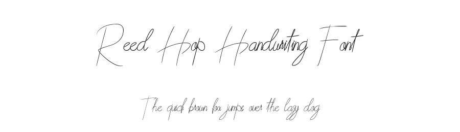 Reed Hop Handwriting Font by Attype-Studio — Script Handwritten Font