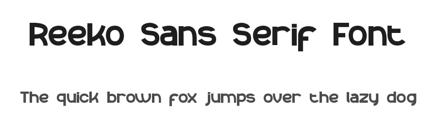 Reeko Sans Serif Font by typocrisy.studio — Sans Serif Font