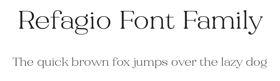 Refagio Font Family by Mj Studio — Serif Font