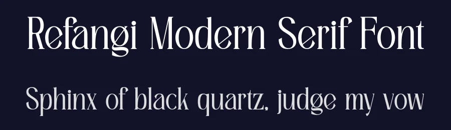 Refangi Modern Serif Font by ErmediaStudio — Serif Font — thumbnail 2