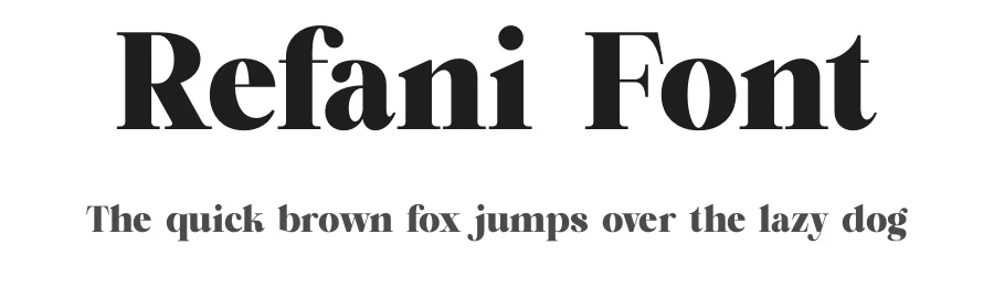 Refani Font by Rantautype — Serif Font