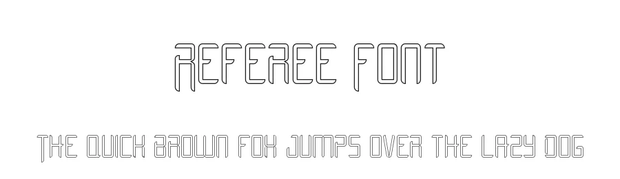 Referee Font by nihstudio — Sans Serif Font