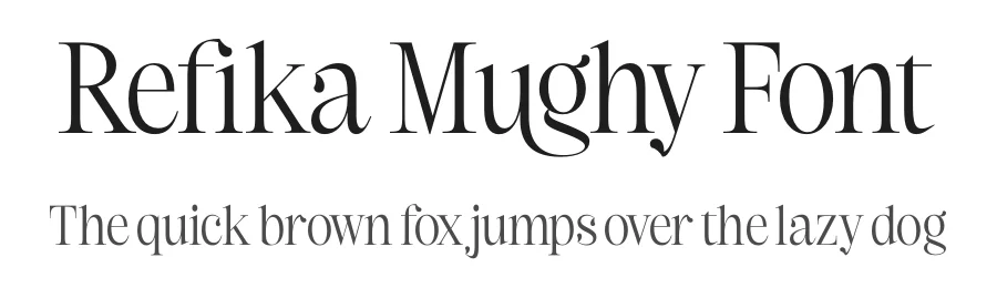 Refika Mughy Font by timelesstype.co — Serif Font