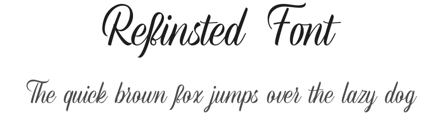 Refinsted Font by enxyclo — Script Handwritten Font