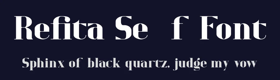 Refita Serif Font by [email protected] — Serif Font — thumbnail 2