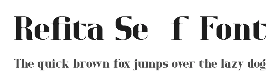 Refita Serif Font by [email protected] — Serif Font
