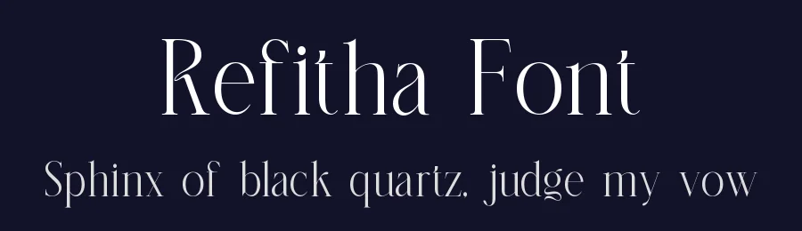 Refitha Font by ErmediaStudio — Serif Font — thumbnail 2