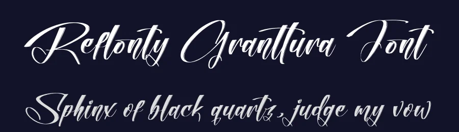 Reflonty Granttura Font by letterenastudios — Script Handwritten Font — thumbnail 2