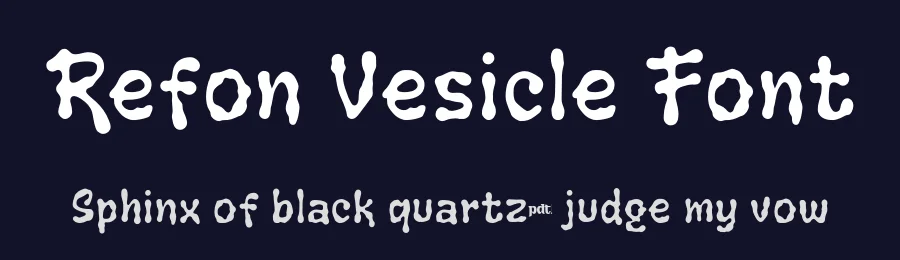 Refon Vesicle Font by productype — Display Font — thumbnail 2