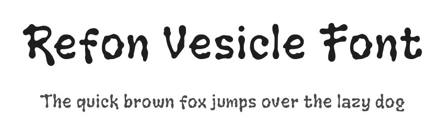 Refon Vesicle Font by productype — Display Font