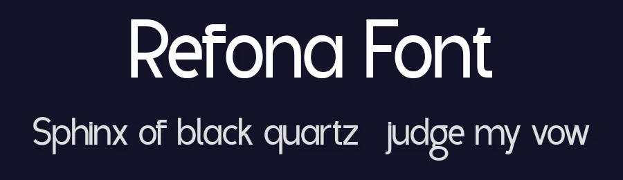 Refona Font by Flawless And Co — Sans Serif Font — thumbnail 2