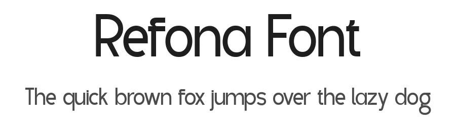 Refona Font by Flawless And Co — Sans Serif Font